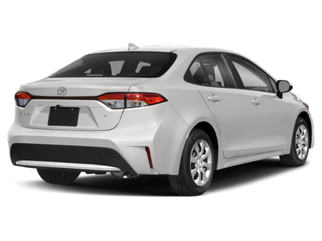 Used 2020 Super White Toyota LE image 2