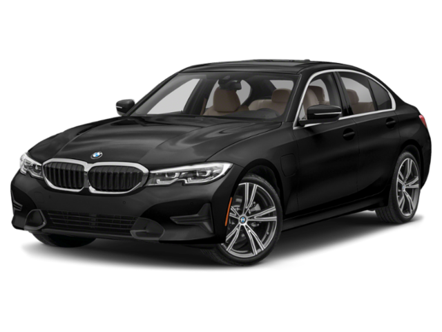 Used 2021 Jet Black BMW 330e xDrive image 1