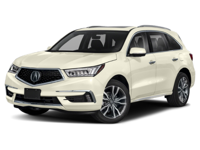 Used 2019 White Diamond Pearl acura SH-AWD w/Advance Pkg image 1