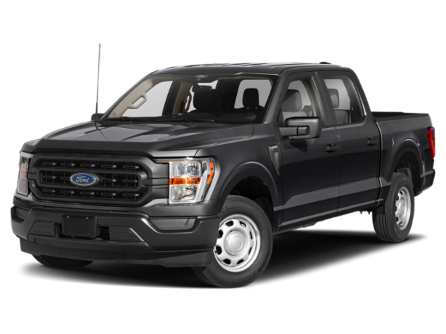 Black 2021 Ford F-150 XL SuperCrew 4WD Pickup Truck Four-Wheel Drive Automatic