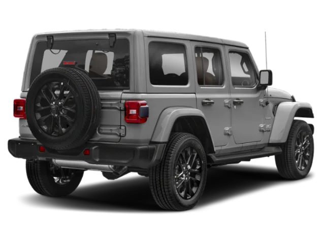 Used 2022 Gray Jeep Unlimited Rubicon 4xe image 2