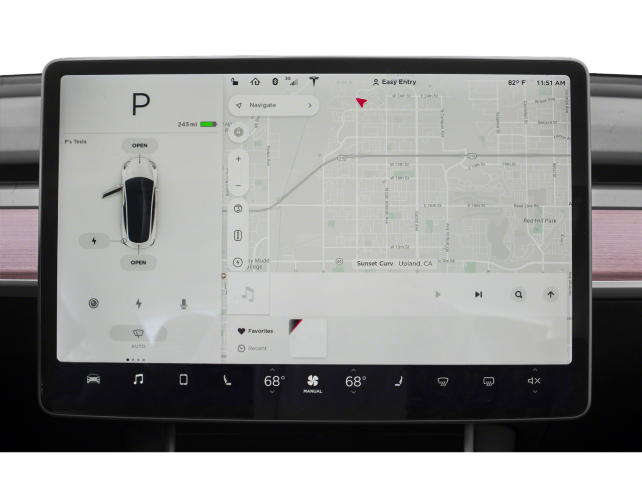 Used 2018 RED Tesla Long Range Battery image 13