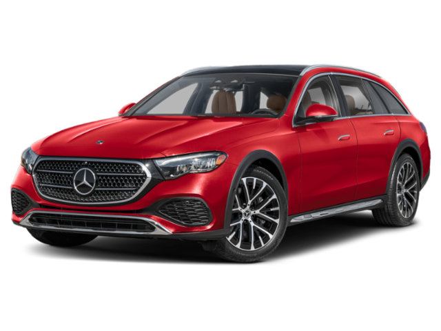 New 2027 MANUFAKTUR Patagonia Red Metallic Mercedes-Benz E 450 4MATIC® All-Terrain Wagon image 1