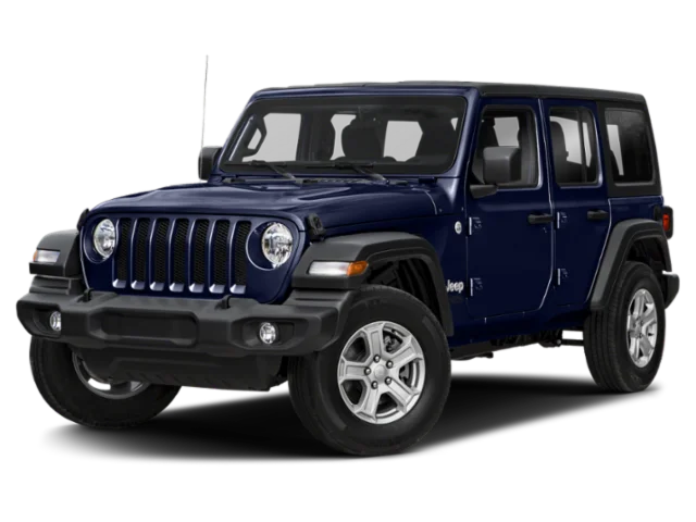 Used 2020 Blue Jeep Unlimited Sport S image 1