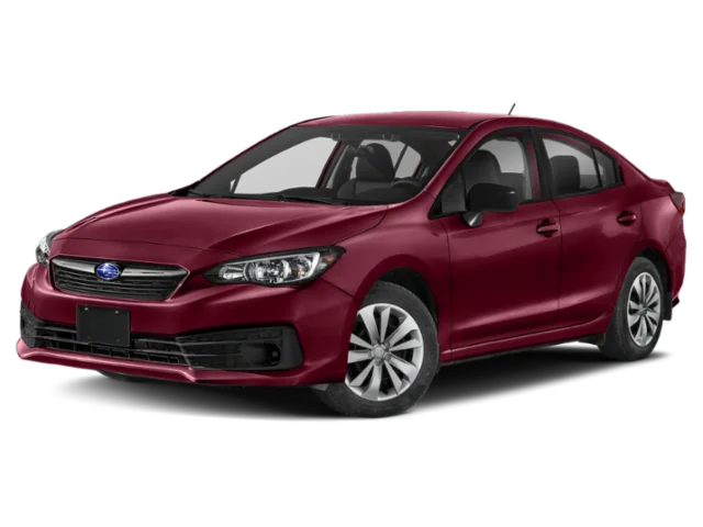 Used 2021 Crimson Red Pearl Subaru Base image 1