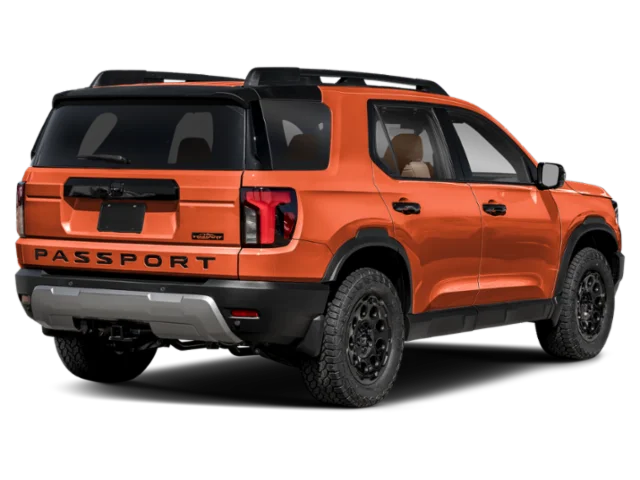 New 2026 Sunset Orange Honda TrailSport Elite Blackout image 2