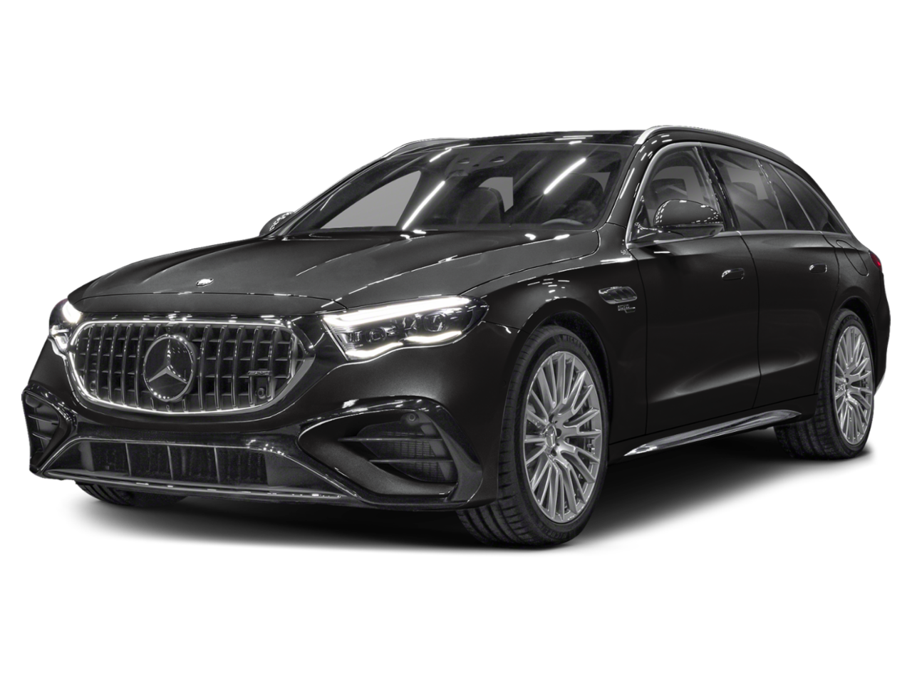 New 2027 Obsidian Black Metallic Mercedes-Benz AMG® E 53 Hybrid Wagon image 1