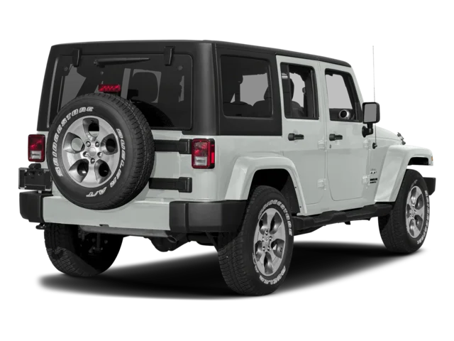 Used 2017 White Jeep Unlimited Sahara image 2