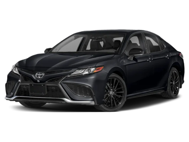 Used 2022 Midnight Black Metallic Toyota XSE V6 image 2