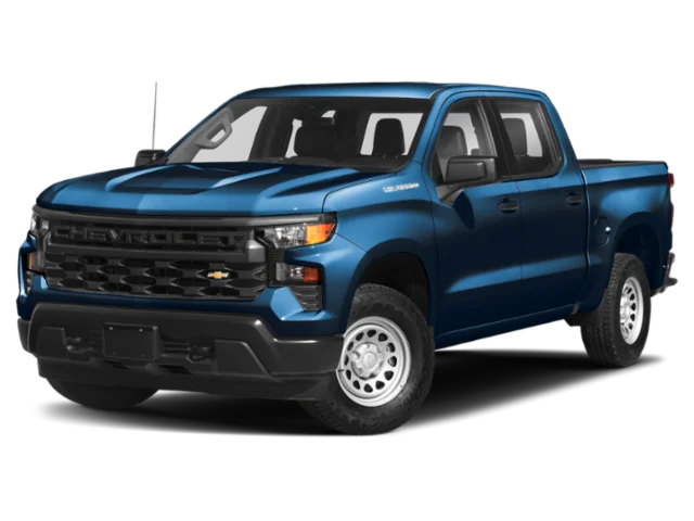 2023 Chevrolet Silverado 1500 LT in Blue — front three-quarter view