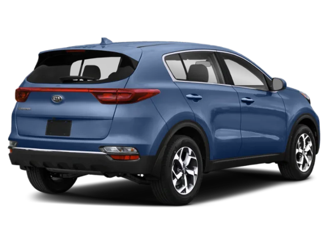 Used 2021 Blue Kia LX image 3