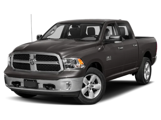 Used 2021 Bright White Clearcoat Ram SLT image 1