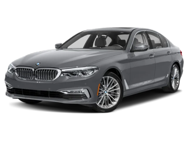 Used 2018 Blue BMW 540i xDrive image 1