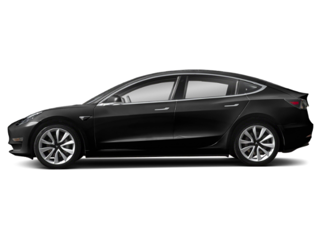 Used 2020 Solid Black Tesla Performance image 3