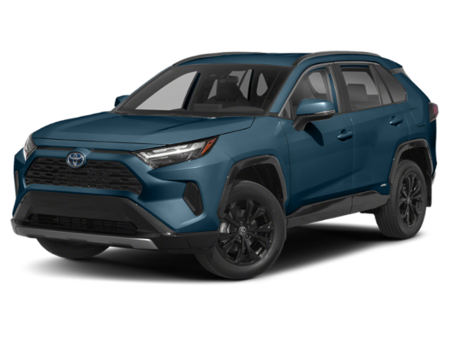 Used 2022 Cavalry Blue Toyota Hybrid SE image 2