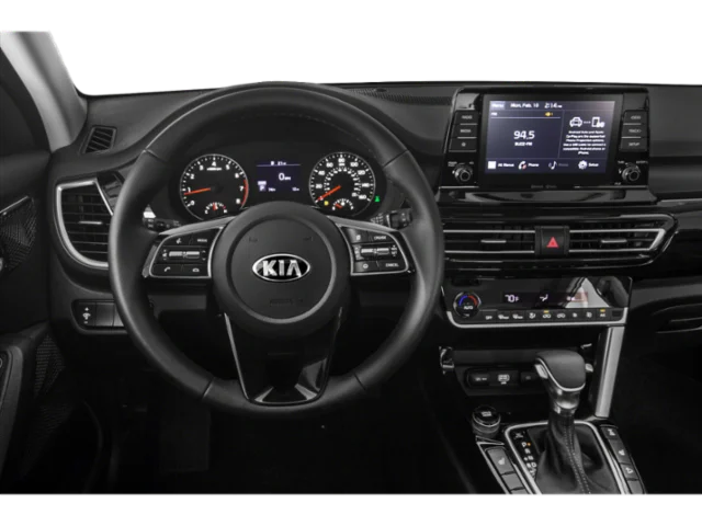 Used 2021 Cherry Black Kia S image 4