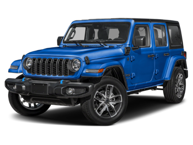 Used 2024 Hydro Blue Pearlcoat Jeep Sahara image 1