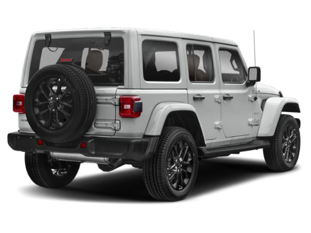 Used 2021 White Jeep Unlimited Rubicon 4xe image 2