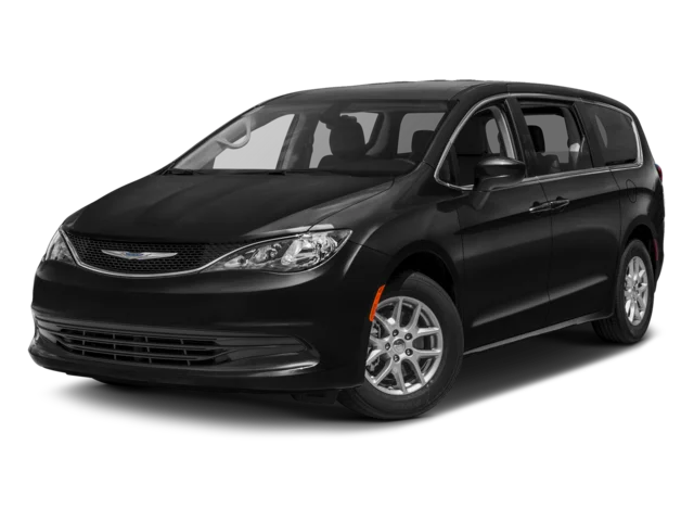 Used 2017 Brilliant Black Crystal Pearlcoat Chrysler Touring image 1