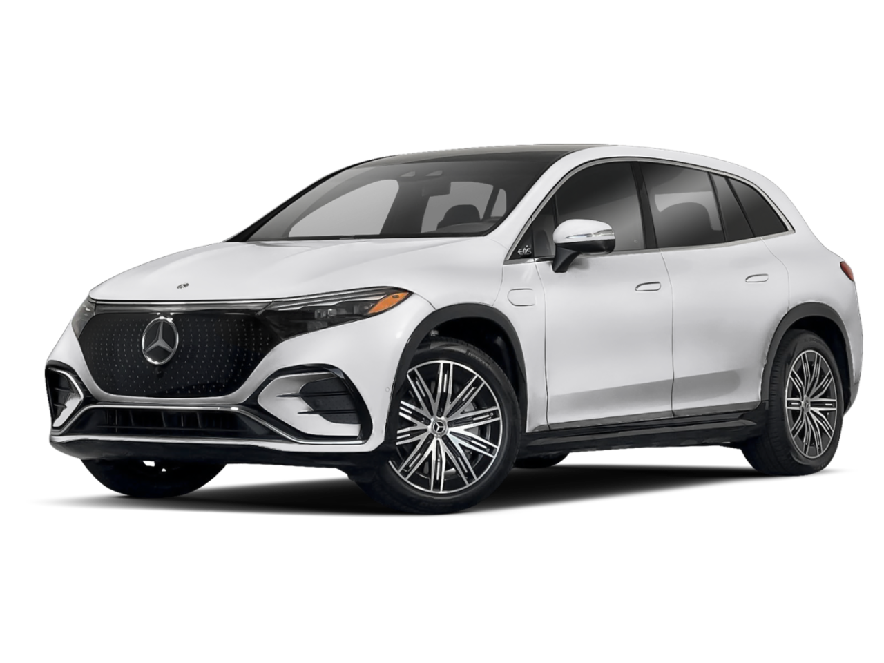 New 2026 MANUFAKTUR Moonlight White Metallic Mercedes-Benz EQS 550 4MATIC® SUV image 1