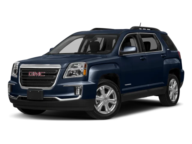 Used 2017 DARK SAPPHIRE BLUE METALLIC GMC SLE image 1