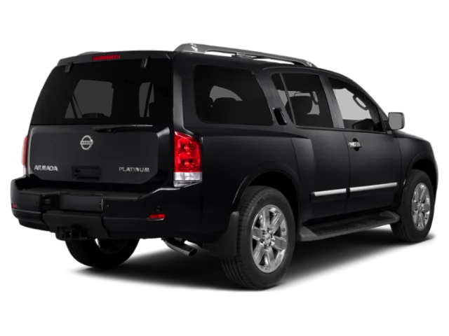 Used 2015 Magnetic Black Nissan Platinum image 2