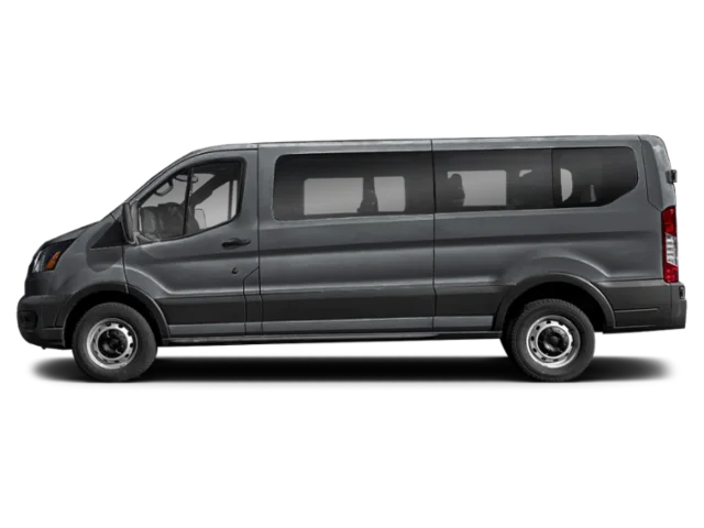 Gray 2026 Ford Transit Passenger 350 XLT Low Roof LB AWD Van All-Wheel Drive