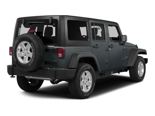 Used 2015 Gray Jeep Unlimited Sahara image 2
