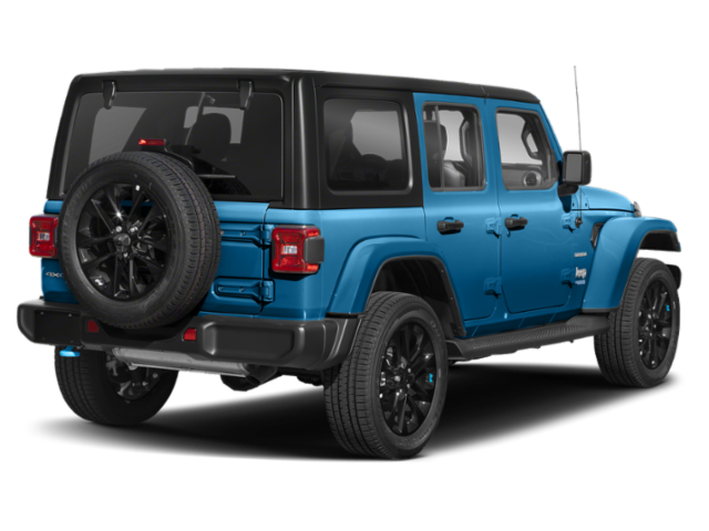Used 2023 Blue Jeep Sahara 4xe image 2