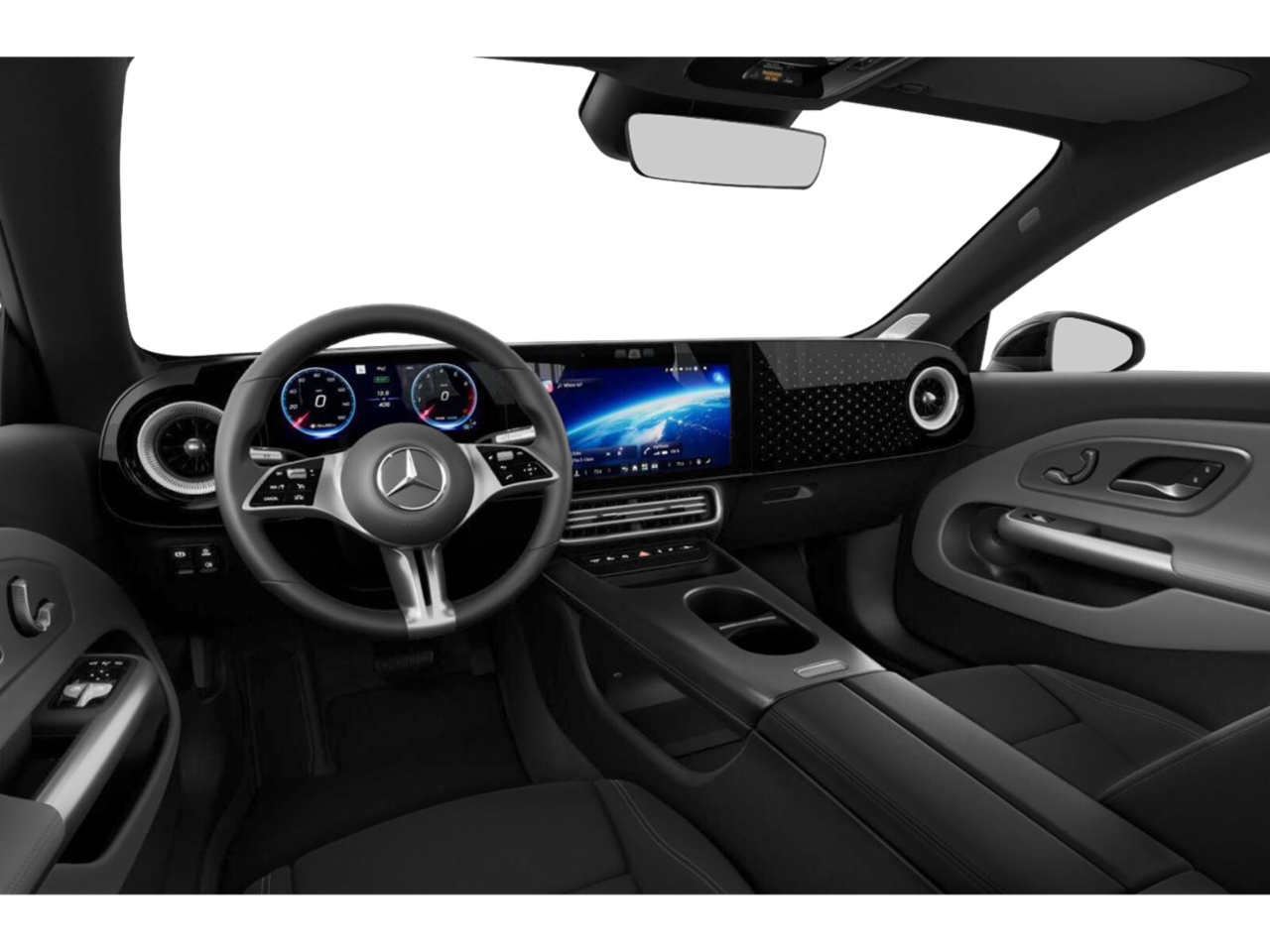 New 2027 Night Black Mercedes-Benz CLA 220 Hybrid FWD image 3