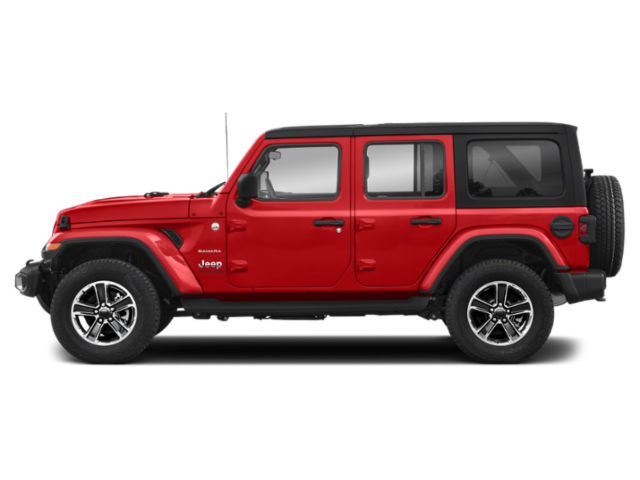 Used 2022 Firecracker Red Clearcoat Jeep Unlimited Sahara image 3