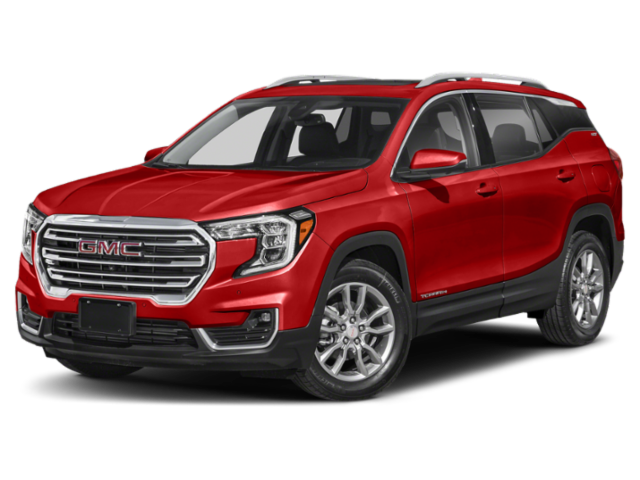 Used 2023 Volcanic Red Tintcoat GMC SLT image 1