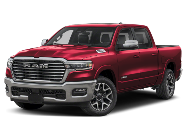 New 2026 Molten Red Pearl-Coat Exterior Paint RAM Laramie image 1