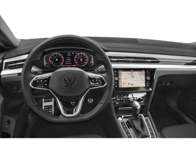 Used 2022 Deep Black Pearl Volkswagen 2.0T SEL R-Line image 4