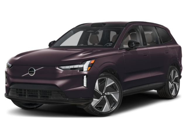 Mulberry Red 2025 Volvo EX90 Twin Ultra 7-Passenger eAWD SUV / Crossover All-Wheel Drive Automatic