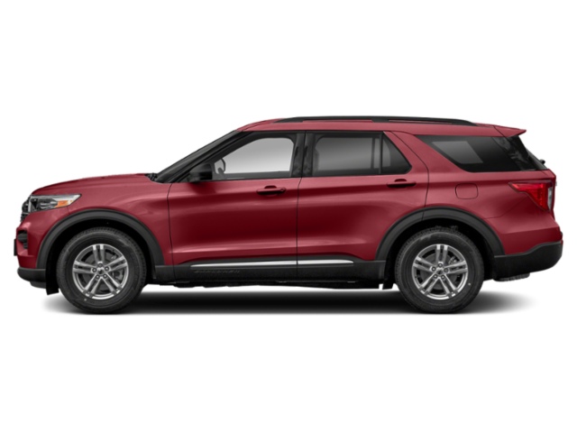 Used 2021 Rapid Red Metallic Tinted Clearcoat Ford XLT image 8