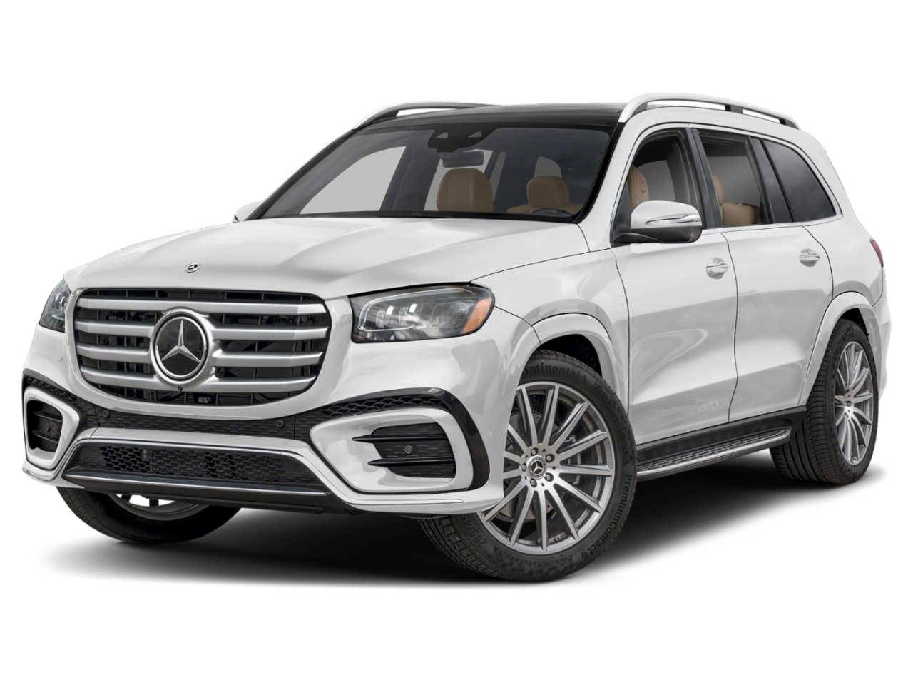 New 2026 MANUFAKTUR Moonlight White Metallic Mercedes-Benz GLS 580 4MATIC® SUV image 1