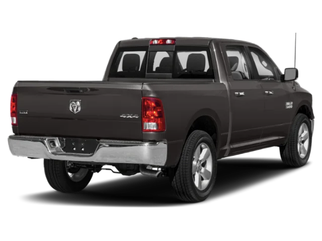 Used 2021 Bright White Clearcoat Ram SLT image 2
