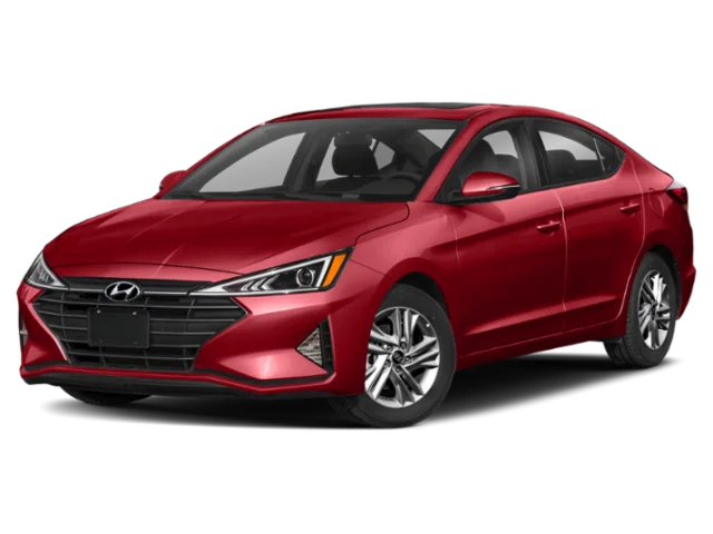 Used 2019 Scarlet Red Hyundai SEL image 1
