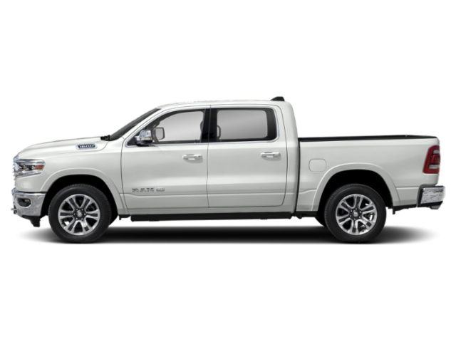 Used 2021 Ivory White Tri-Coat Pearlcoat Ram Longhorn image 3