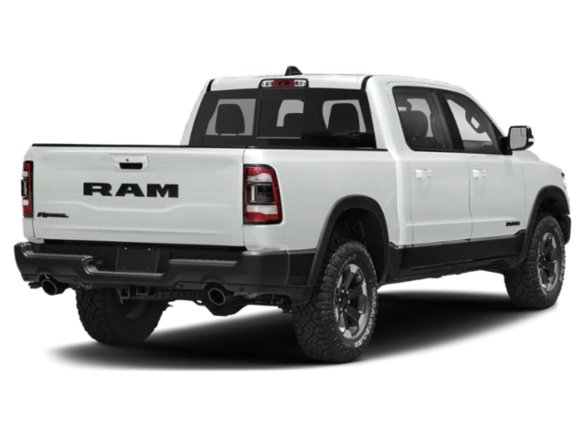 Used 2021 Bright White Clearcoat Ram Rebel image 2
