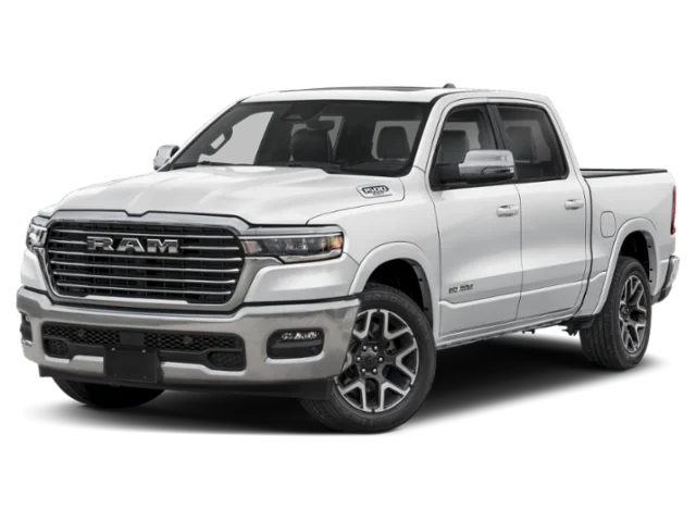 New 2026 Bright White Clear-Coat Exterior Paint RAM Laramie image 13