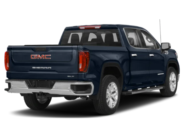 Used 2021 PACIFIC BLUE METALLIC GMC SLT image 2