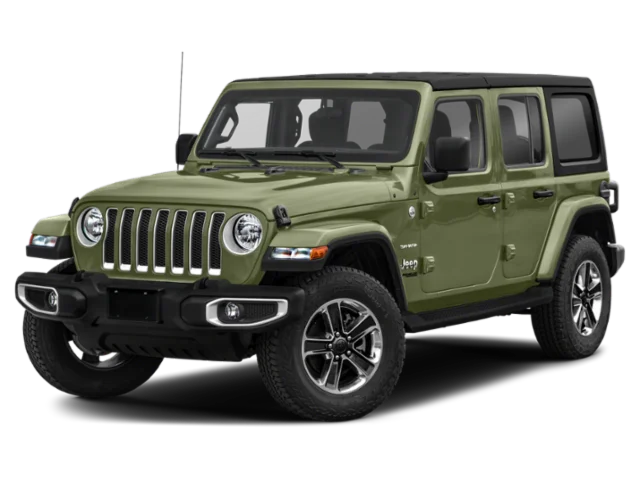 Used 2021 Green Jeep Unlimited Sahara Altitude image 8