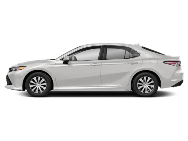 Used 2020 Super White Toyota LE image 3