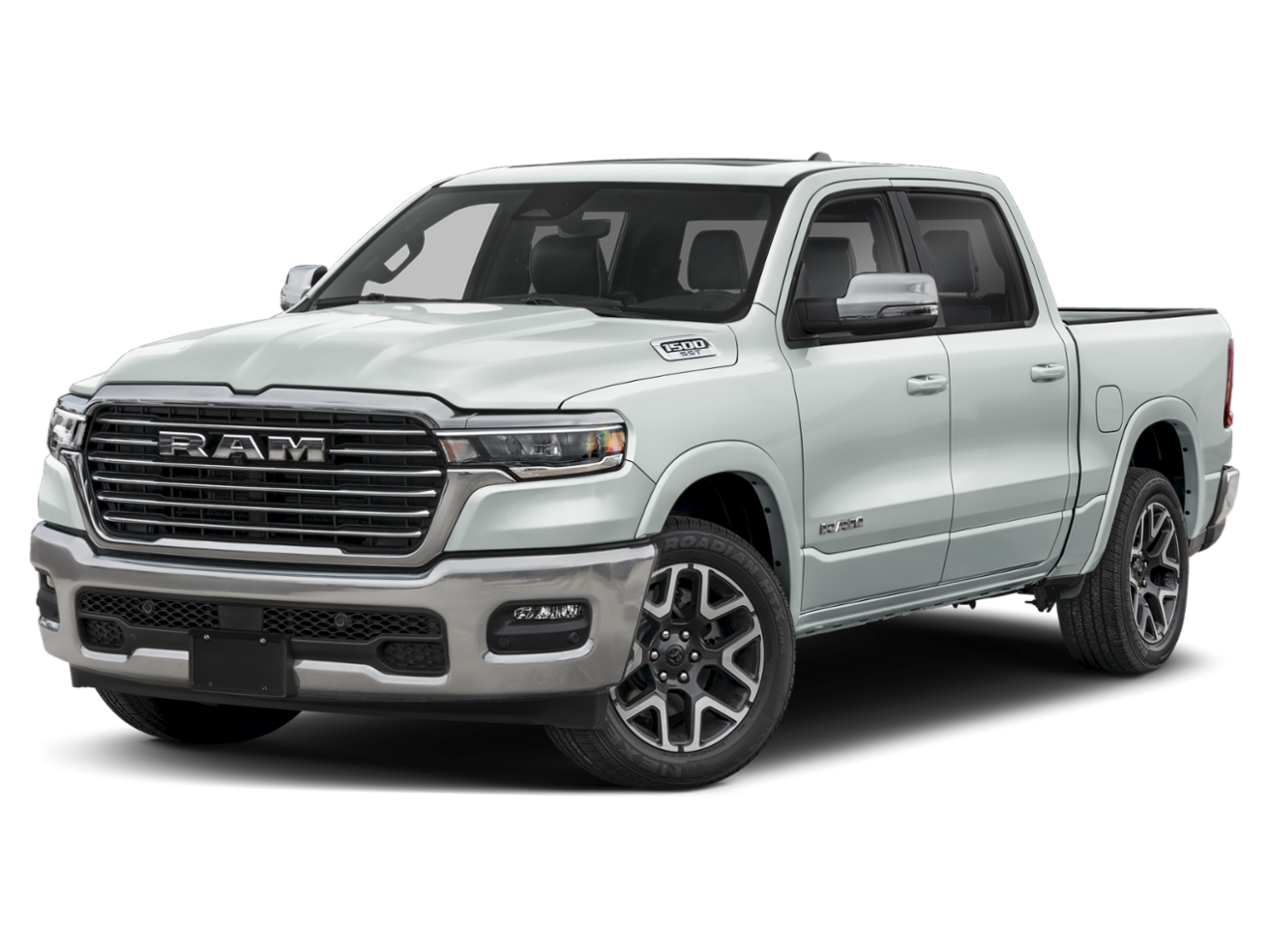 New 2027 Ivory White Tri-Coat Pearlcoat Ram N image 1