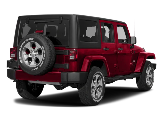 Used 2017 Red Jeep Unlimited Sahara image 2