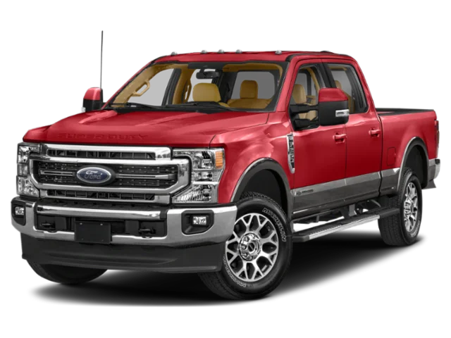Used 2022 Rapid Red Metallic Tinted Clearcoat Ford LARIAT image 1