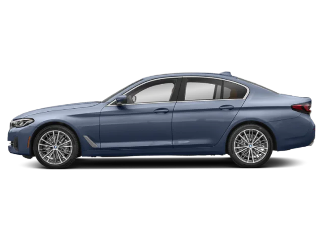 Certified Used 2023 Blue Metallic BMW 530i xDrive image 3