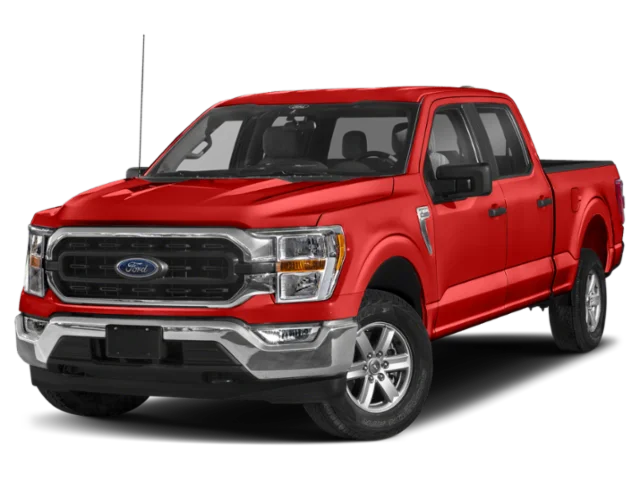 Used 2022 Vermillion Red Ford XLT image 1